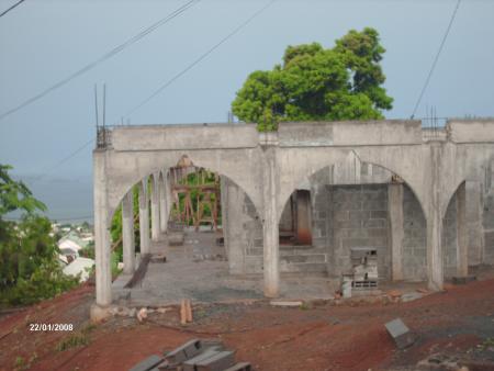Construction de la mosqué de fangalatorou