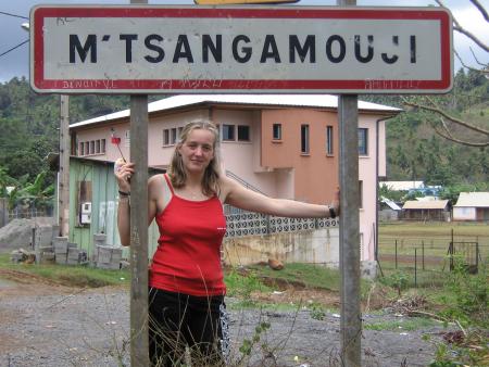 Panneau d'aglomeration de MTSANGAMOUJI