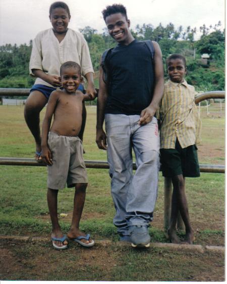 les jeune de tchanga au terrain de foot